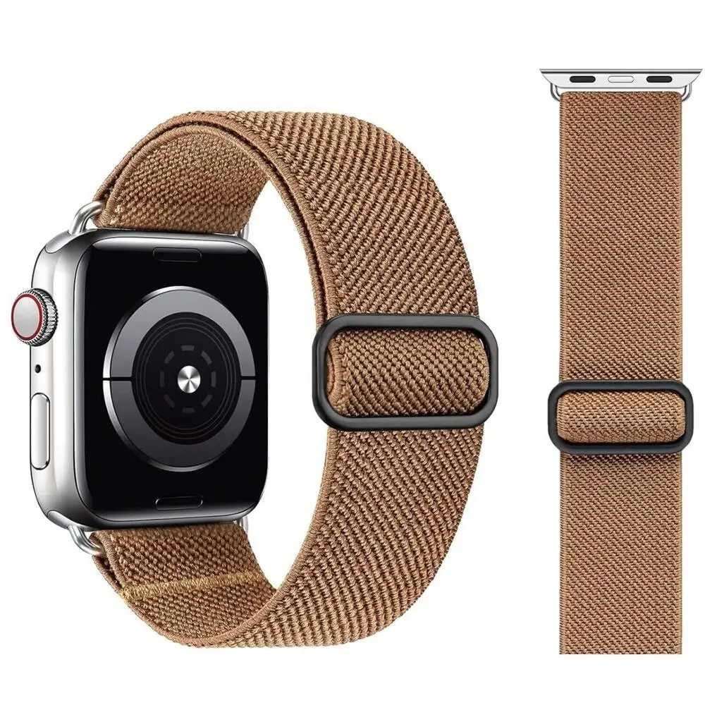 Apple Watch Band Nylon Strap Elastic 38/40/41mm Everyday Wear Minimal Aesthetic